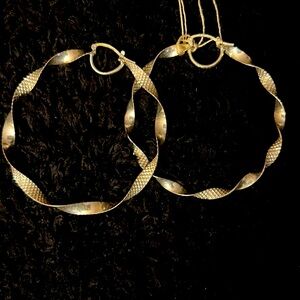 Sliver Hoop Earrings 925 sliver